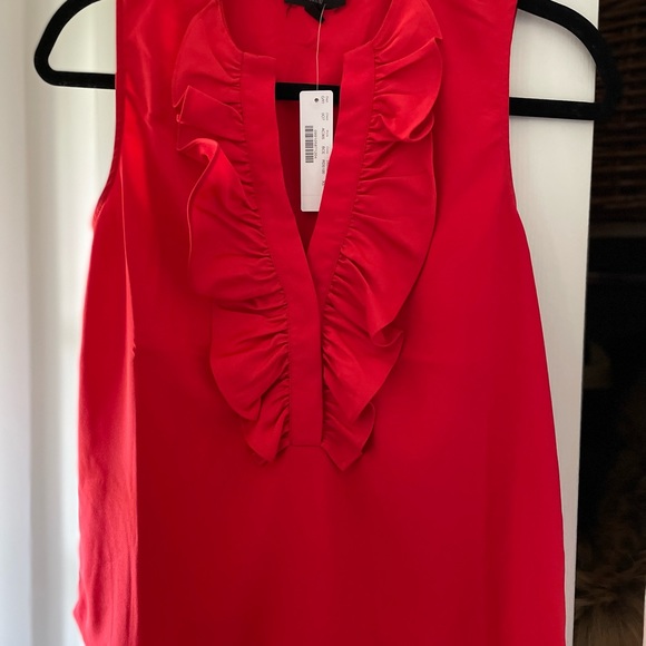 J Crew ruffle crepe blouse NWT - Picture 4 of 4